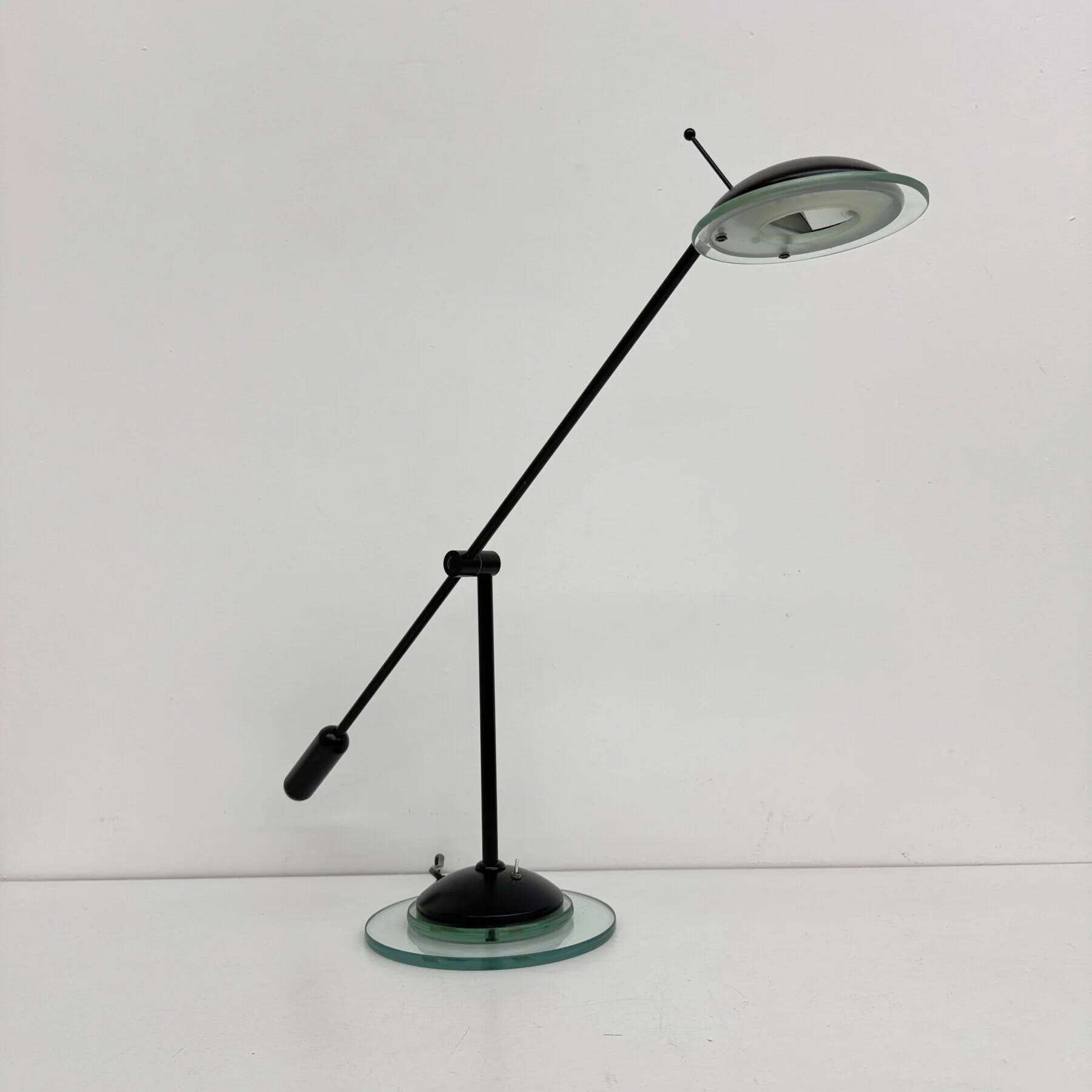 Lampe de bureau minimaliste Herda postmoderne, années 1980