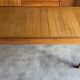 Table à manger extensible Maison Regain en bois d'orme massif