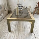 Table basse en laiton années 60