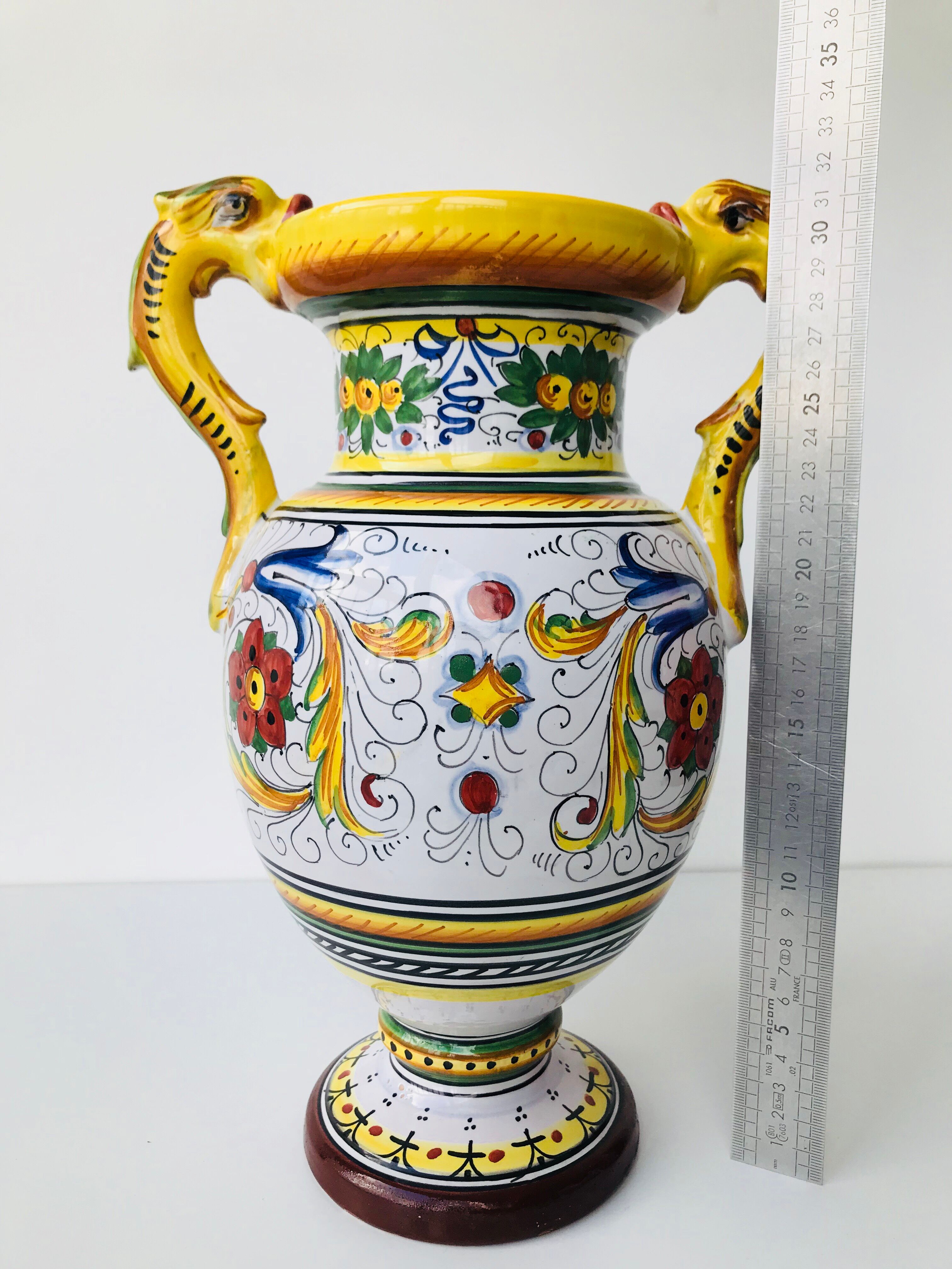 Vase Amphora Raffaellesco Giarre