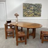 Vintage round table Maison Regain