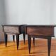 Paire de tables de chevet vintage