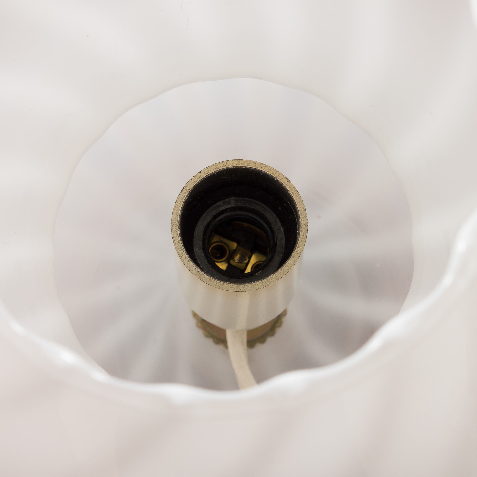 Venini mushroom swirl lamp, Italy, 70s.