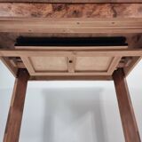 Art Deco dining table in walnut, 1960s