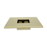 Table basse Jean ClaudeMahey laque blanche creme 1970 design vintage