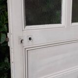 Communication door 1 translucent glass H233.5xL84.5cm old 20th century