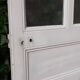 Communication door 1 translucent glass H233.5xL84.5cm old 20th century