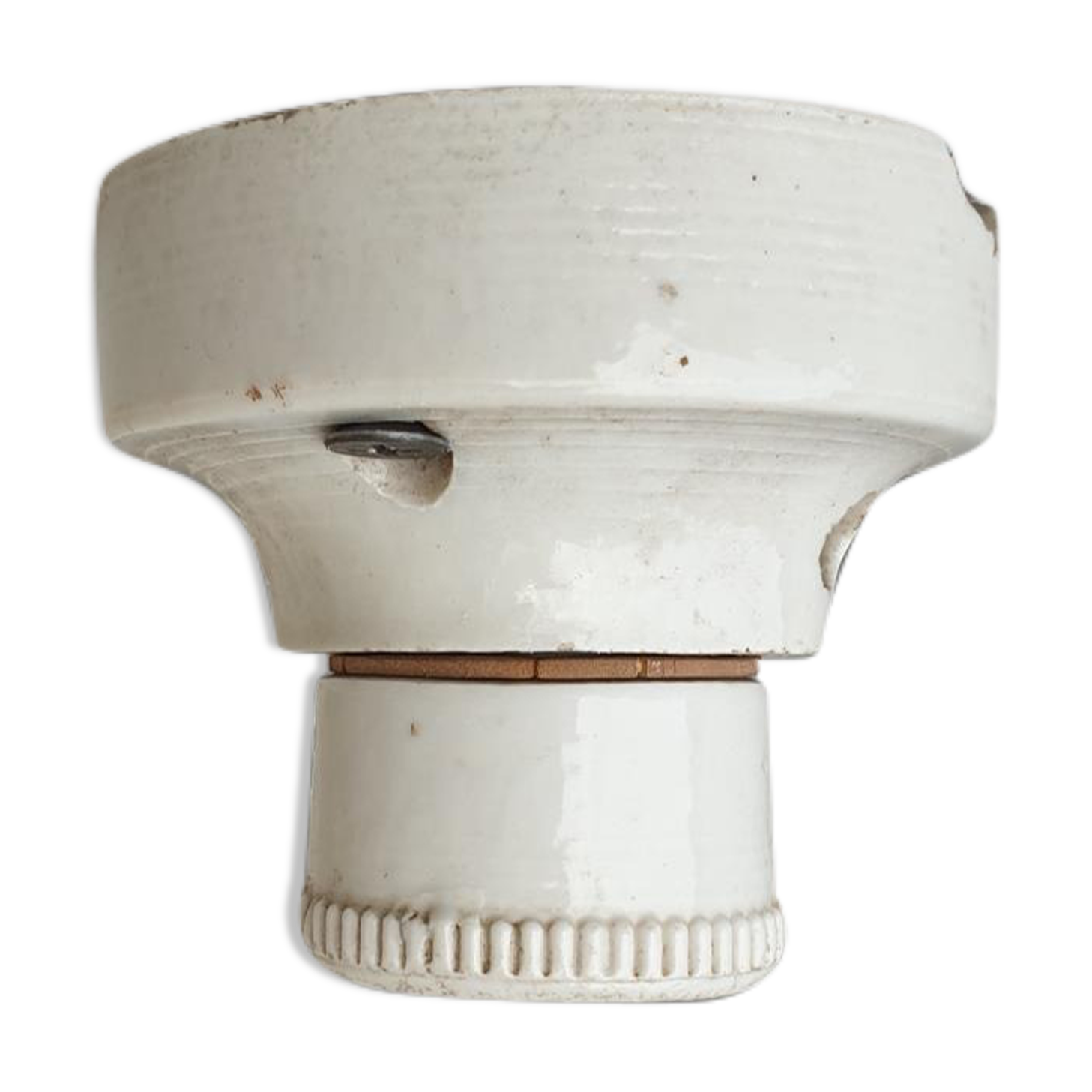 Art deco porcelain ceiling lamp