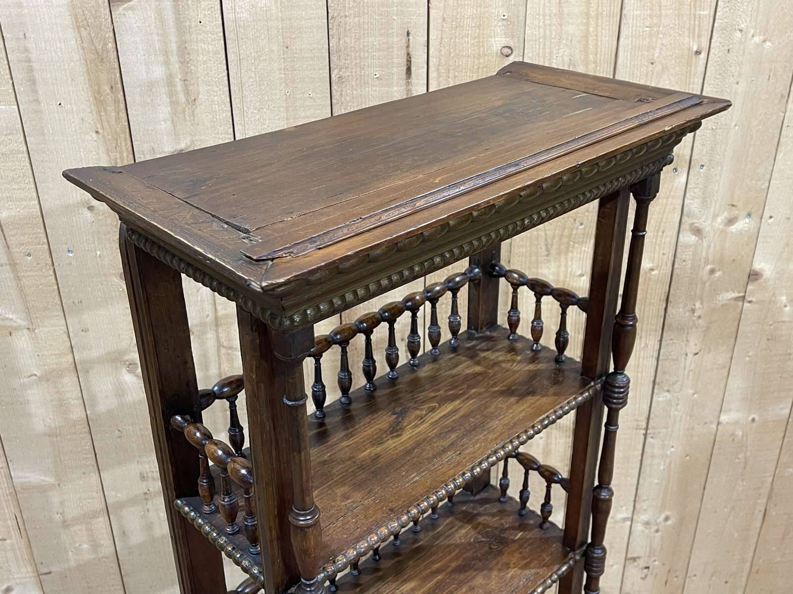 Late 19th century fir bookcase