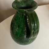 Vase pitcher in glazed clay Provence 1960