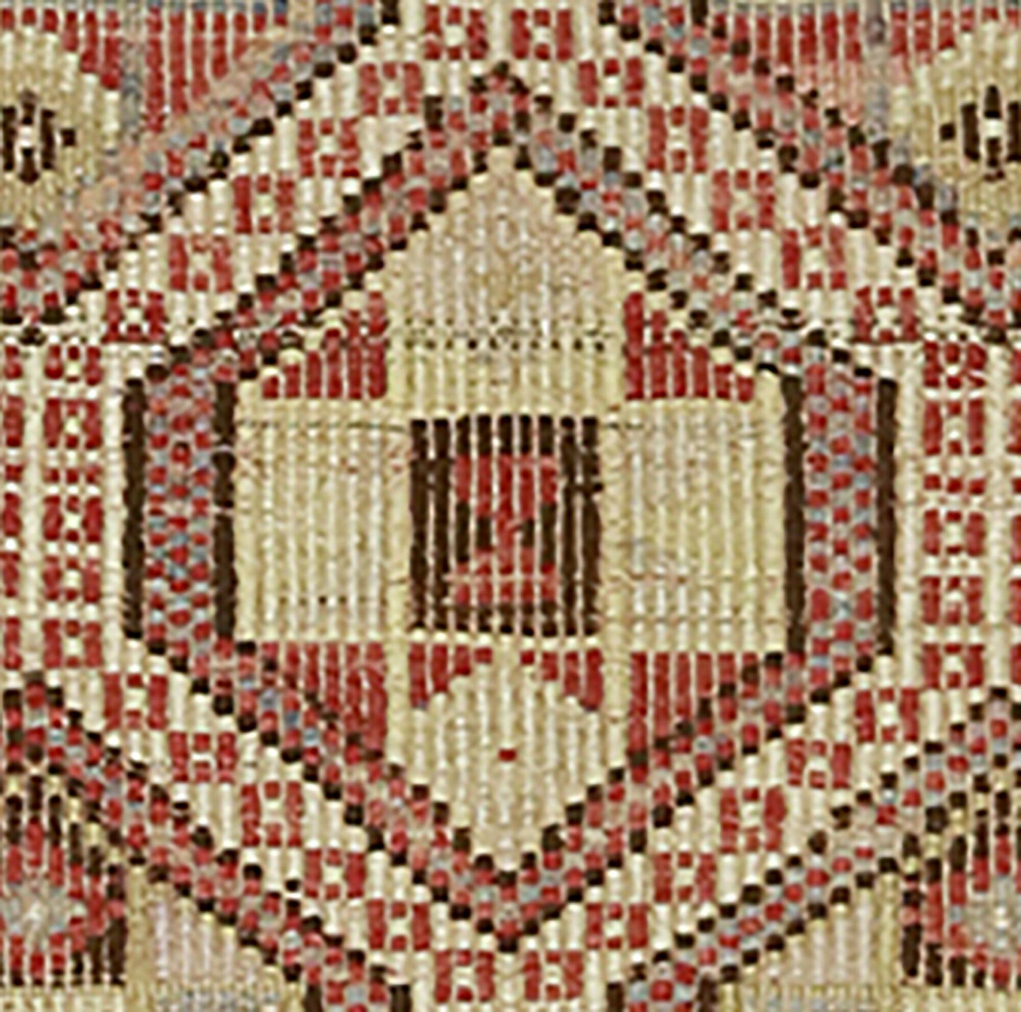 Grand Kilim Oushak Vintage Geometric Red Beige 300 x 160 cm