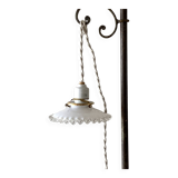 Opaline portable lamp