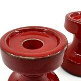 2 Steuler ceramic candle holders • Design Cari Zalloni • Circa 60-70