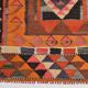 3x11 Orange & Brown Kilim Runner Rug, 88x330Cm