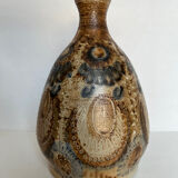 Ceramic vase signed JC Courjault