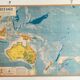 Geographical school Oceania Delagrave 60s map