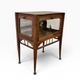 Vintage wooden tea cabinet/display shelf.