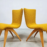 Vintage Dutch design dining chairs 'C.J. van Os' Culemborg