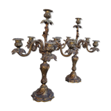 A pair of candlesticks