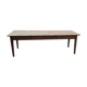 Large antique farmhouse table with a drawer