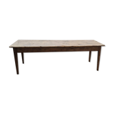 Table de ferme ancienne avec un tiroir