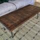 Rustic industrial coffee table