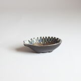 Cendrier moderne en céramique en forme de hérisson du milieu du siècle, années 1950