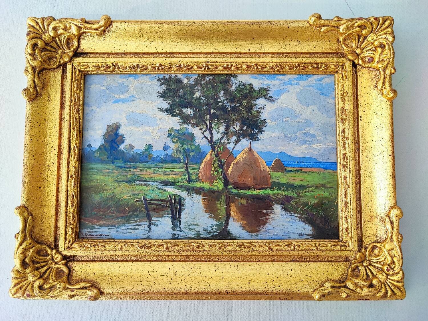 Oil painting landscape