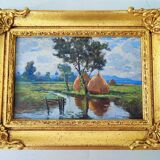 Oil painting landscape
