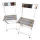 Pair of Yonel LEBOVICI folding chairs