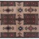 Vintage Turkish rug from Oushak, handwoven 138x244 cm