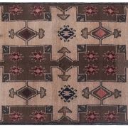 Vintage Turkish rug from Oushak, handwoven 138x244 cm