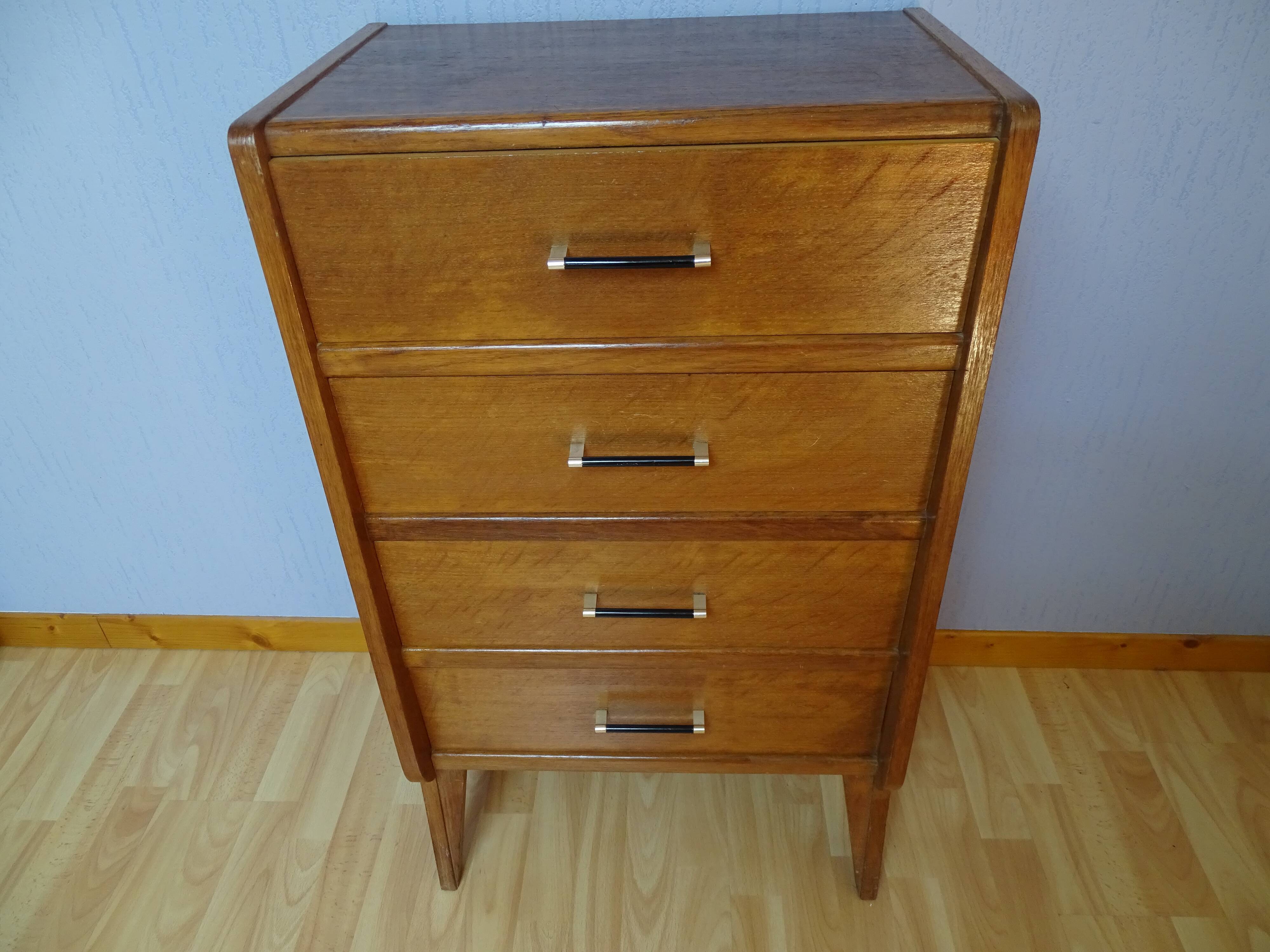 Vintage chest of drawers 4 drawers 50s/60s