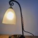 Wrought iron lamp, early 20th century