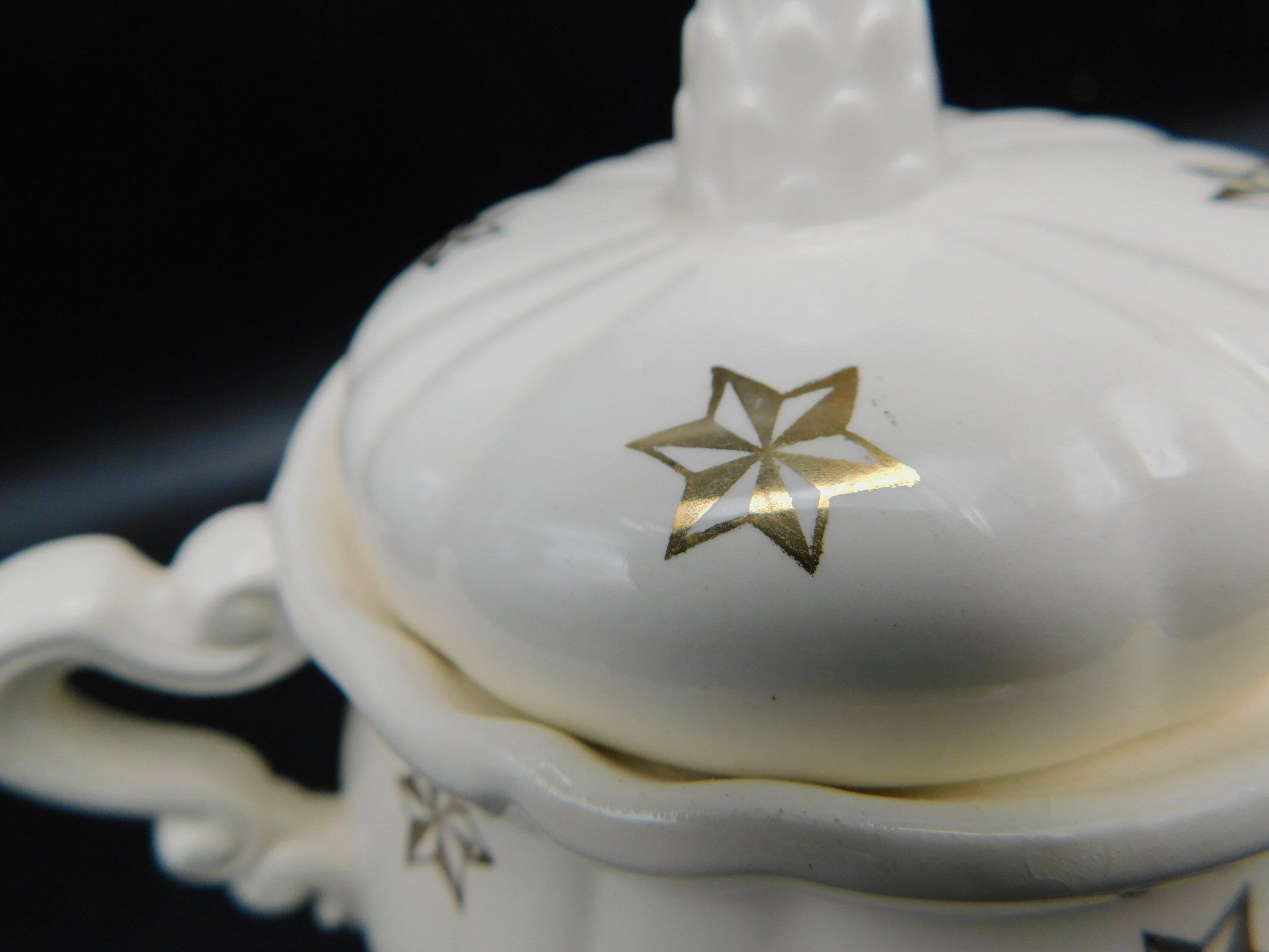 Sugar pot Sarreguemines