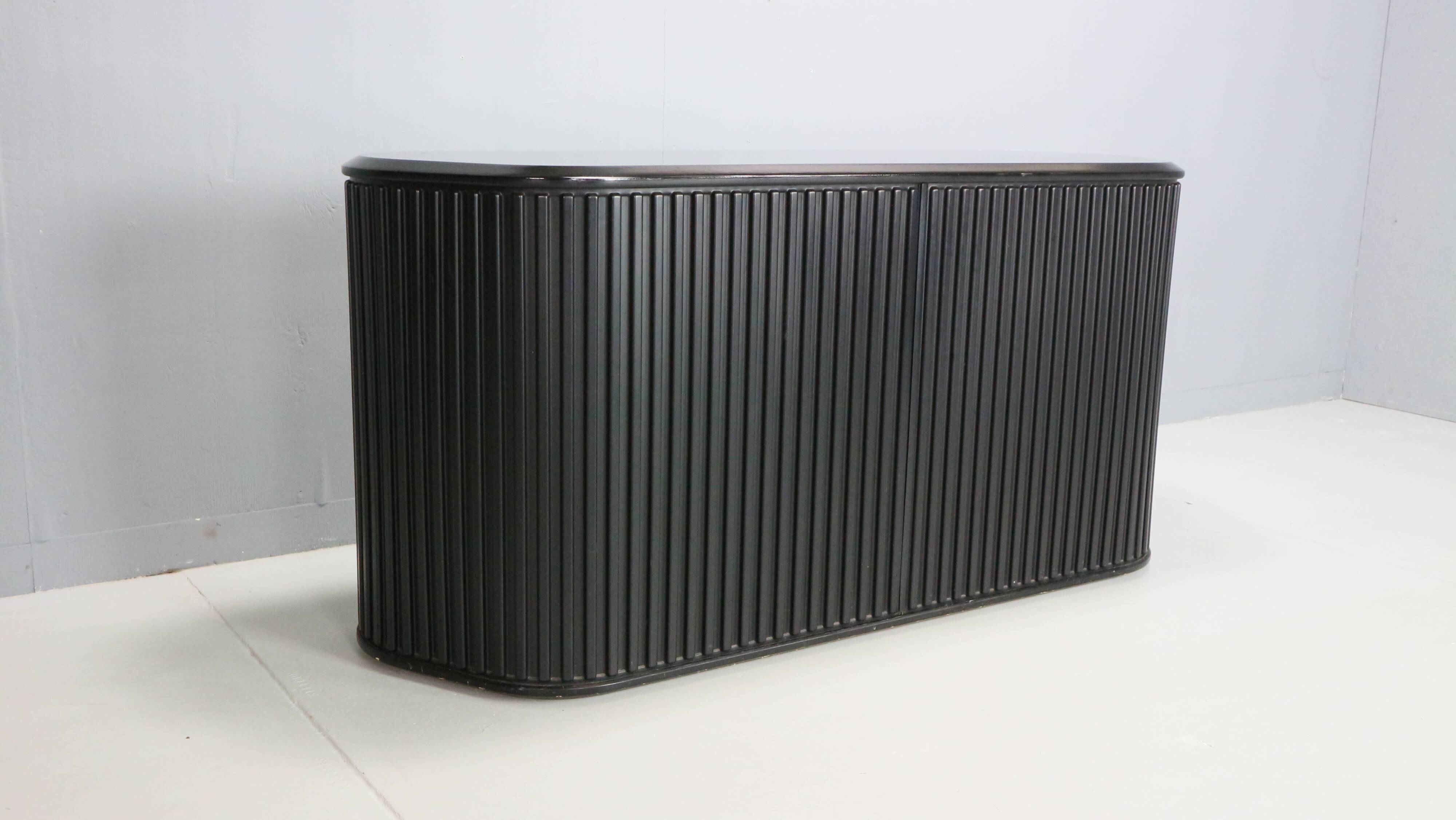 Aldo van den Nieuwelaar roller shutter sideboard 'Amsterdammer' Pastoe Dutc