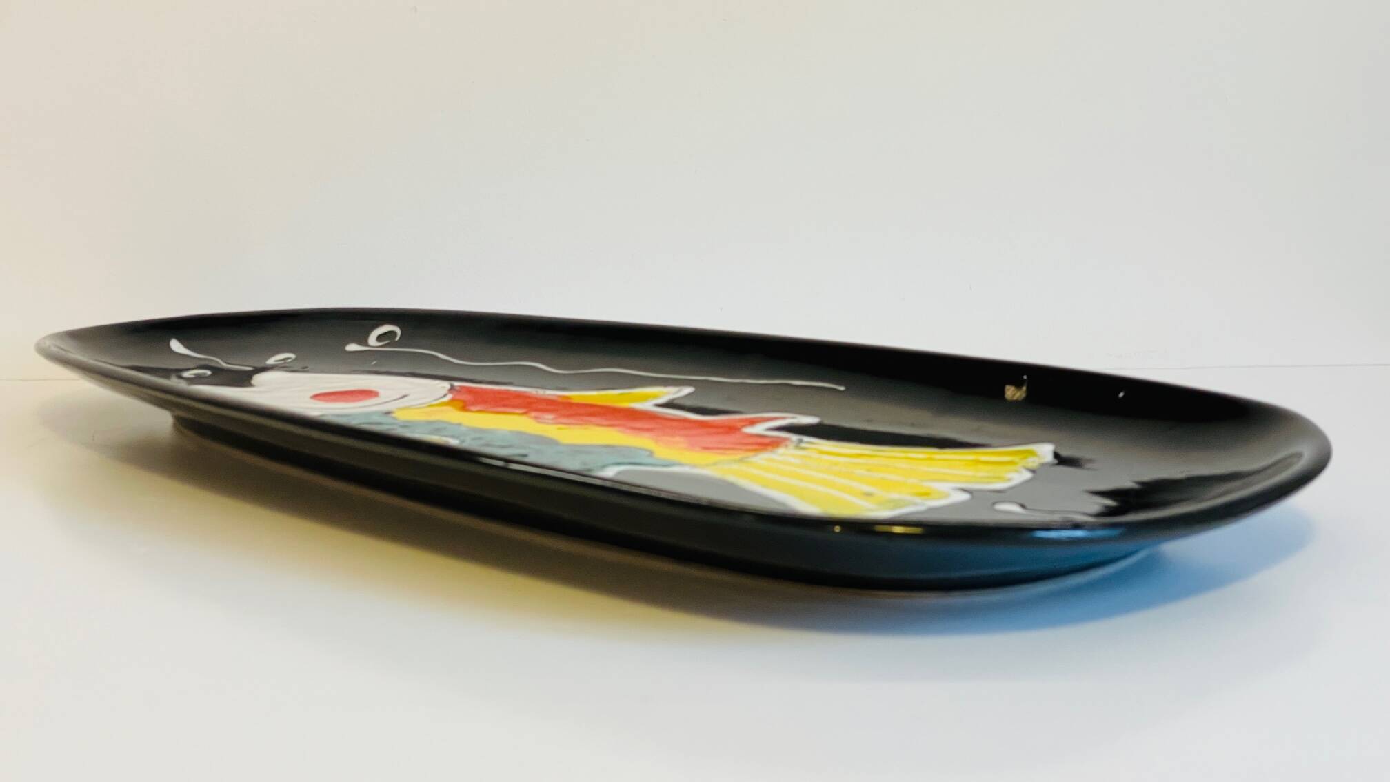 Xl plate niderviller earthenware factory france vintage