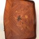 vintage louis XV style rose wooden table