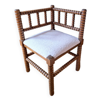 Chaise d'angle restaurée