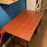 Vintage desk 60s wood and metal