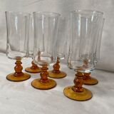 Set of 6 vintage champagne flutes