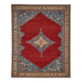 Tapis Oushak en laine noué à la main turc 292 cm x 361 cm