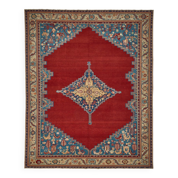 Turkish Handknotted Wool Oushak Rug 292 cm x 361 cm