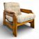 Chalet pine armchair
