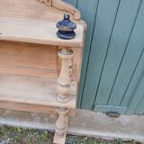 Antique carved wooden shelf