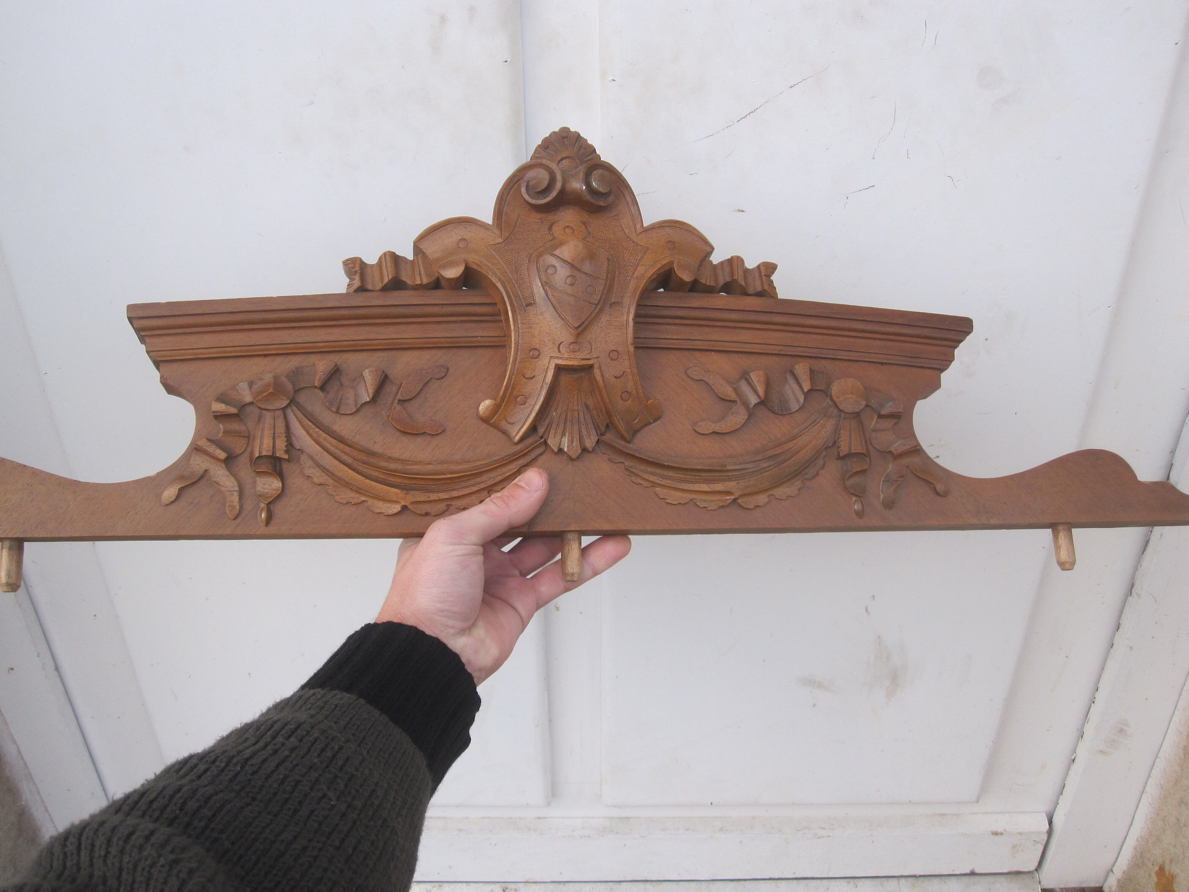 Old pediment wood