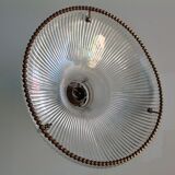 Suspension en verre et laiton