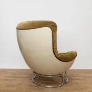 Michel Cadestin Armchair, 1970s, Reupholstered
