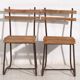 Antique garden chairs (c.1920). Set of 2 pieces no. 2