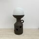 Large Doria Leuchten ceramic table lamp / floor lamp, 1970s
